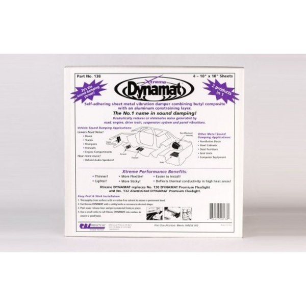 Rbl Products DYNAMAT -BOX OF 4 RB138